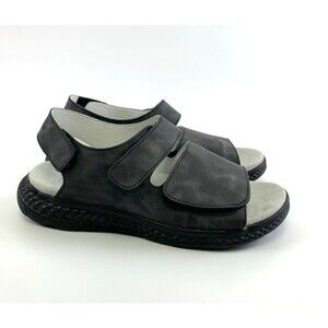 Propet Scottsdale Active Sandal Gray Comfort Adjustable WST003P Womens 8.5 X 2E